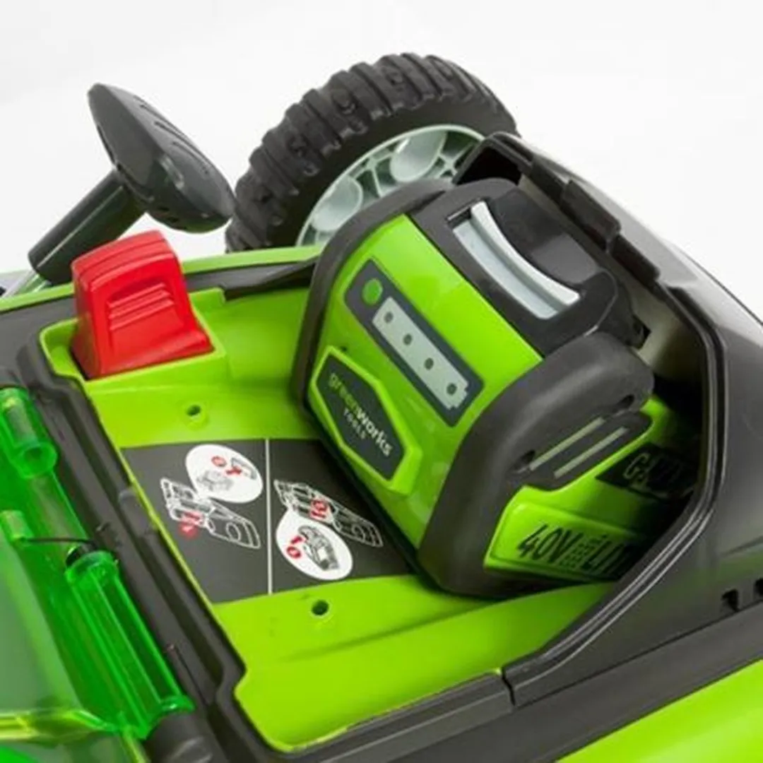 Greenworks G40LM41K2 Accu Grasmaaier 41cm - 650W - 60L