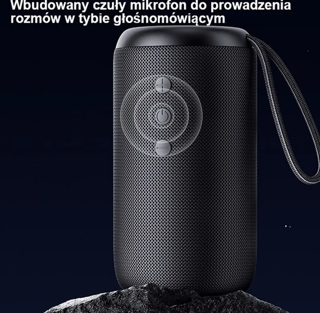 USAMS YC Bluetooth Luidspreker US-YC011 - 10W - Zwart - afbeelding 3 van 6