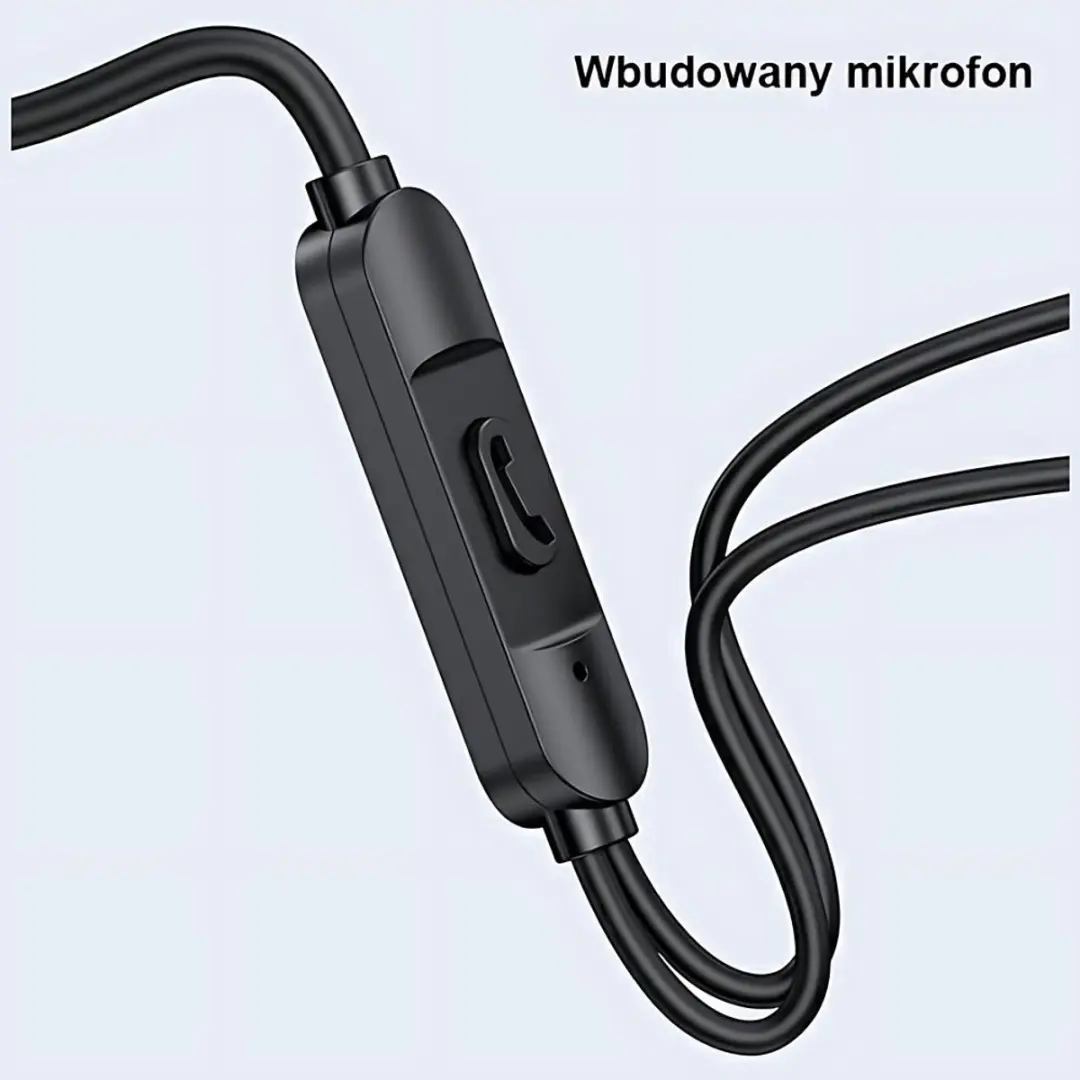 USAMS SJ594 In-ear Oordopjes 3,5mm - Zwart - afbeelding 2 van 6