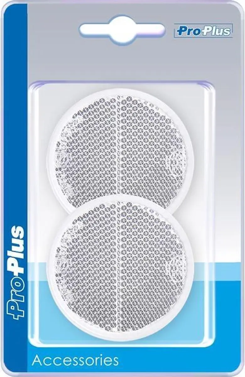 ProPlus Reflector Zelfklevend Rond 60mm - Set 2x - Wit - afbeelding 4 van 6