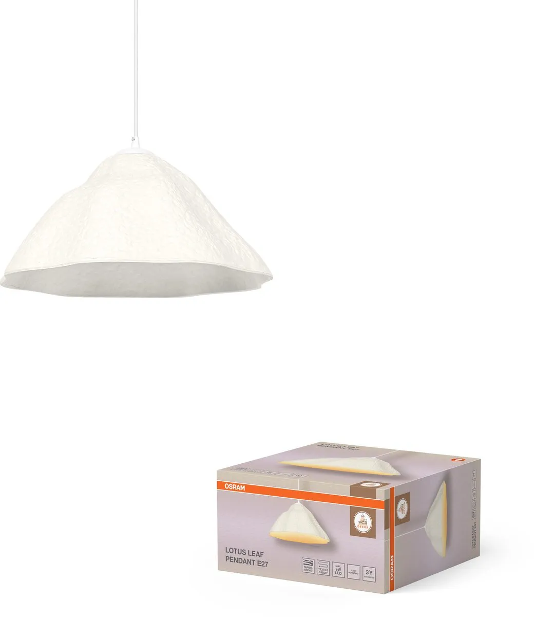 Osram Decor Lotus Leaf Hanglamp - Wit - E27 - Ø396mm