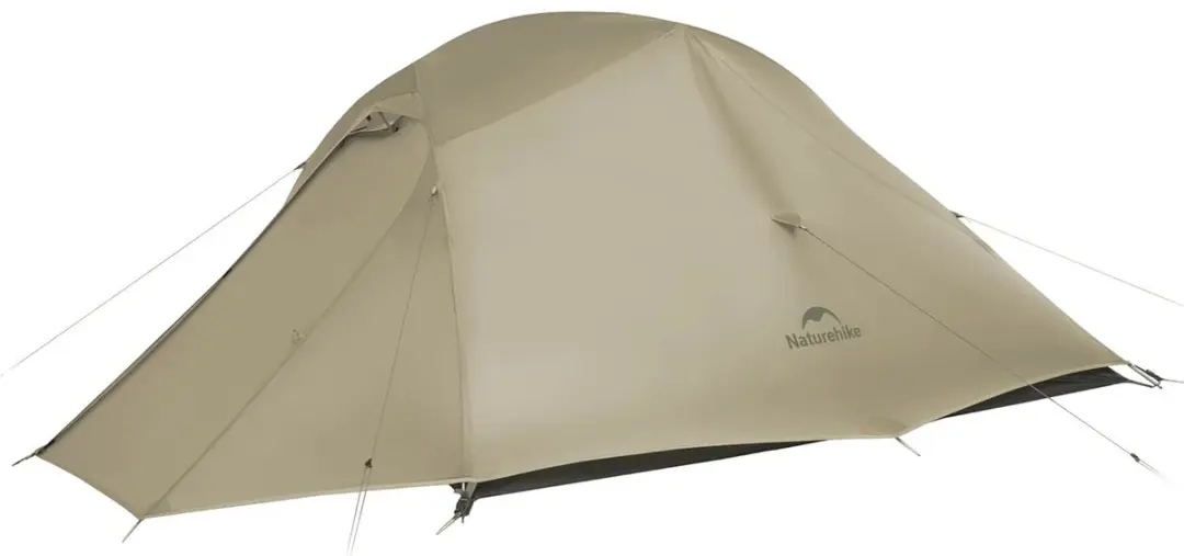 Naturehike Cloud Up 3 PRO – 3 persoons lichtgewicht tent – Waterdichte kampeertent – 20D 3000MM – Inclusief grondzeil – Outdoor trekking koepeltent – Maanzand