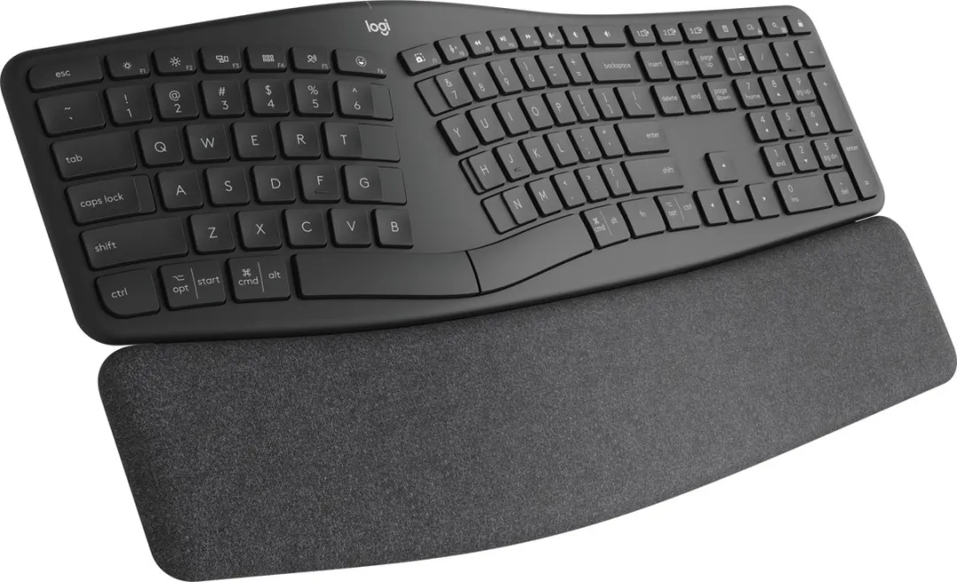 Logitech ERGO K860 Toetsenbord - Draadloos Bluetooth - Grafiet - afbeelding 6 van 6