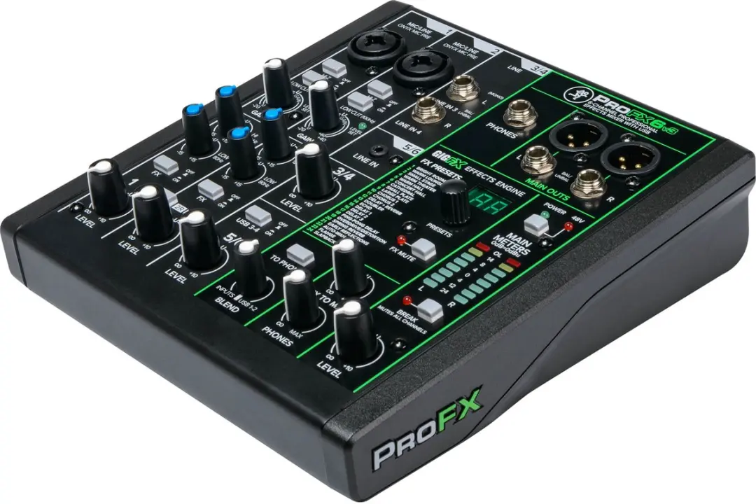 Mackie ProFX6v3 Analoge Mixer - 6-kanaals - afbeelding 6 van 6