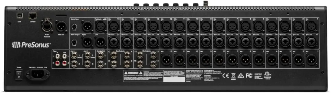 PreSonus StudioLive SE 24 REC0017008-000 Digitale Mixer - afbeelding 4 van 6