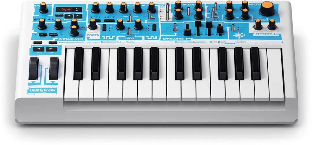 Novation Bass Station II Swifty Analoge Synthesizer - 25 Toetsen - afbeelding 3 van 6