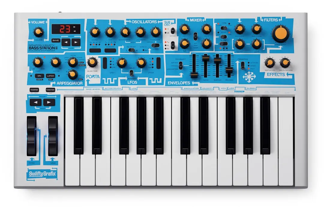 Novation Bass Station II Swifty Analoge Synthesizer