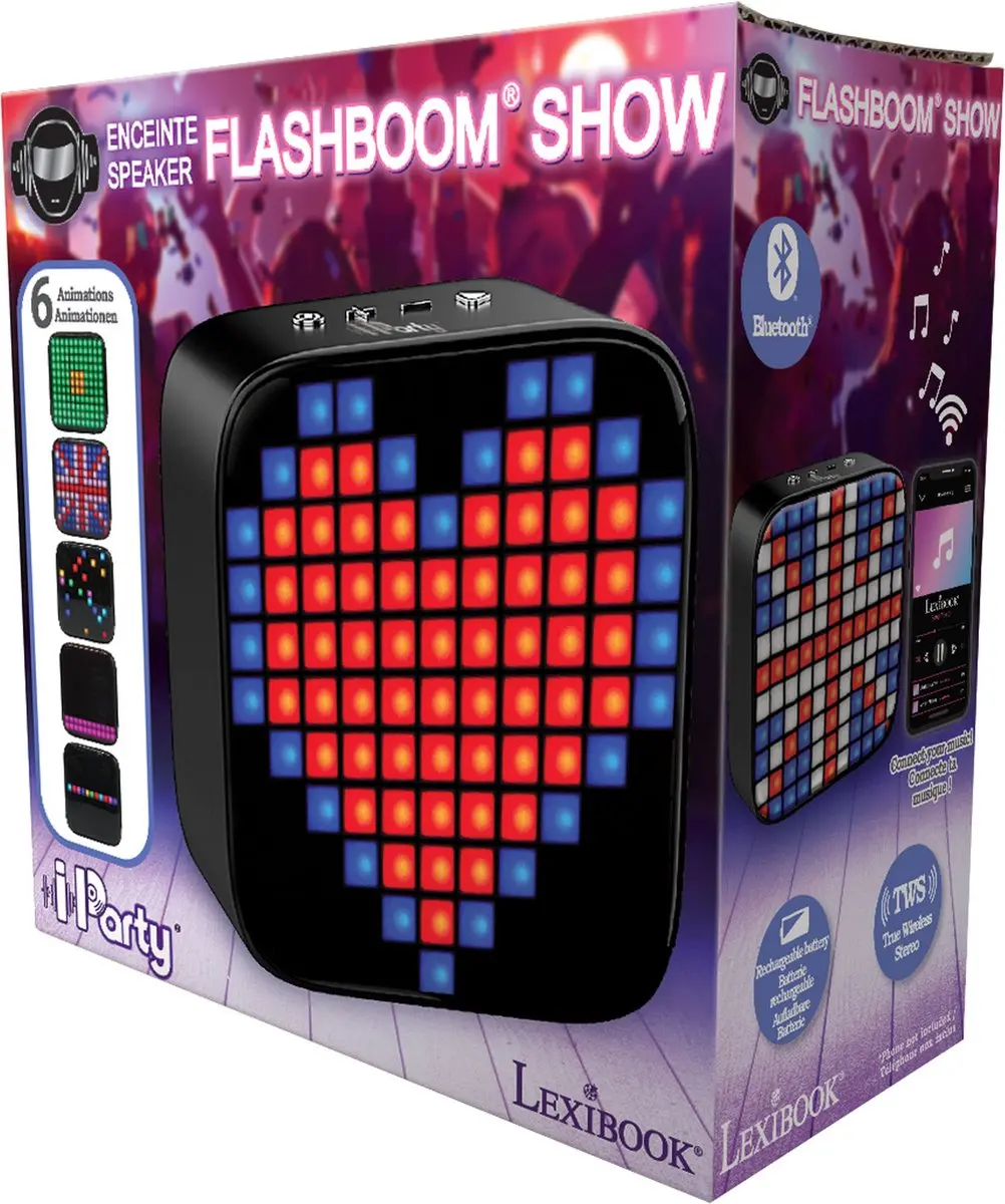 Lexibook Flashboom Show BTL61-00 Bluetooth-luidspreker - afbeelding 4 van 6