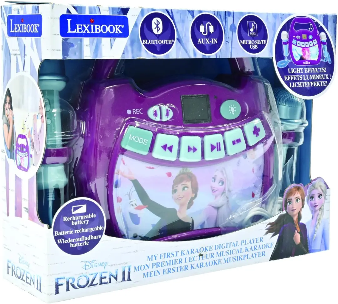 Disney Frozen Licht Bluetooth Luidspreker met Microfoons en Oplaadbare Batterij - afbeelding 6 van 6