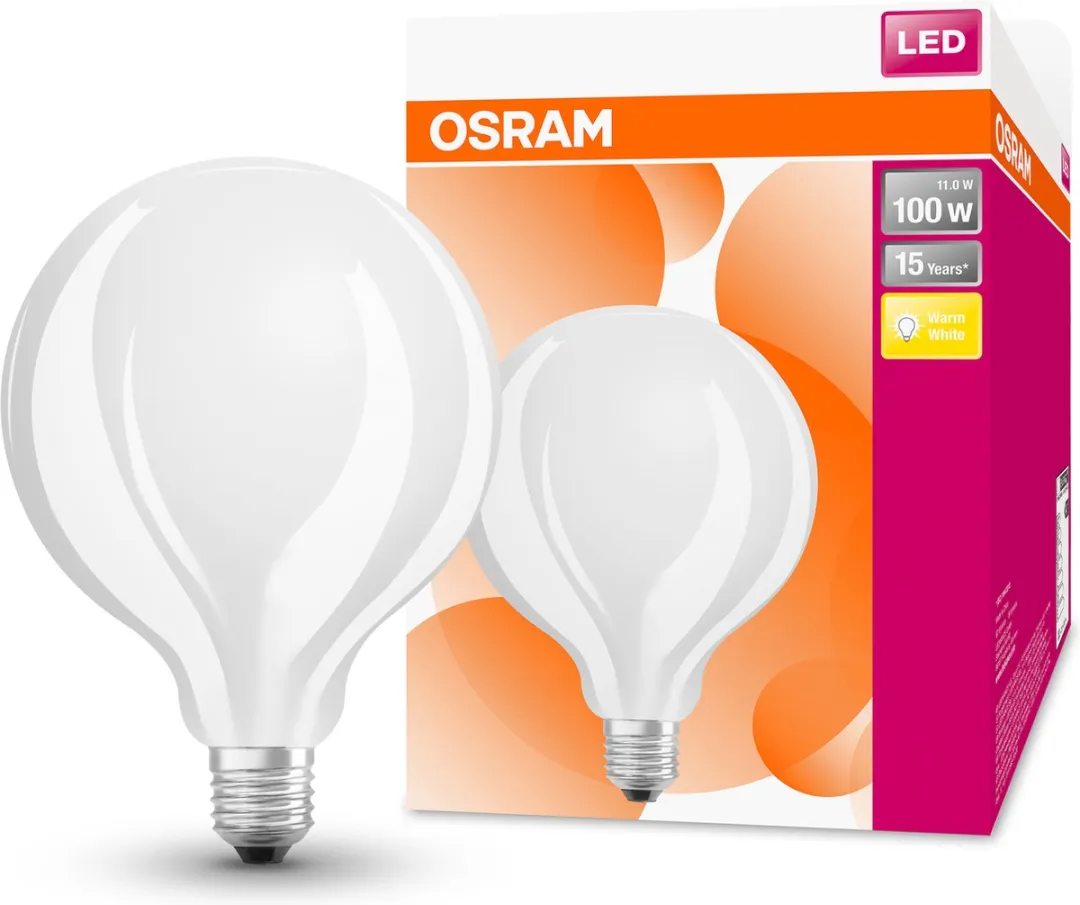 Osram LED Globe 11W E27 Warmwit - Ø124mm