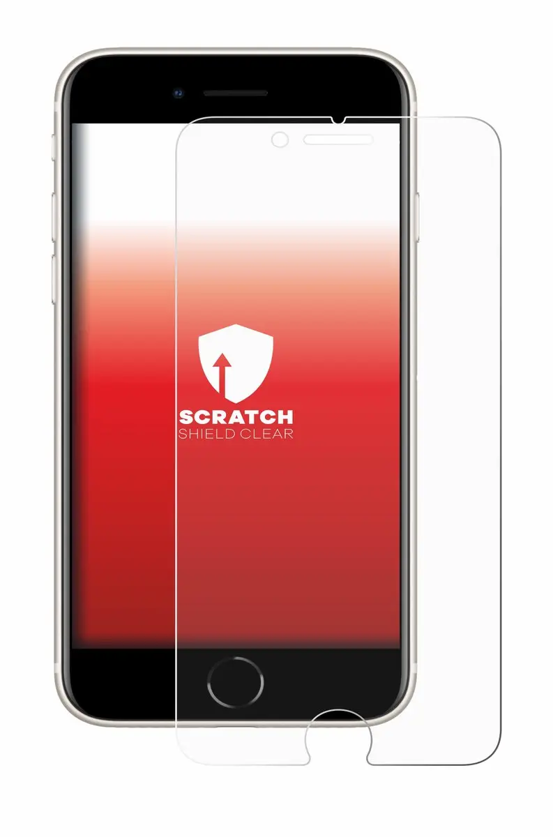 upscreen Screenprotector iPhone SE 3 2022 - Transparant - afbeelding 6 van 6