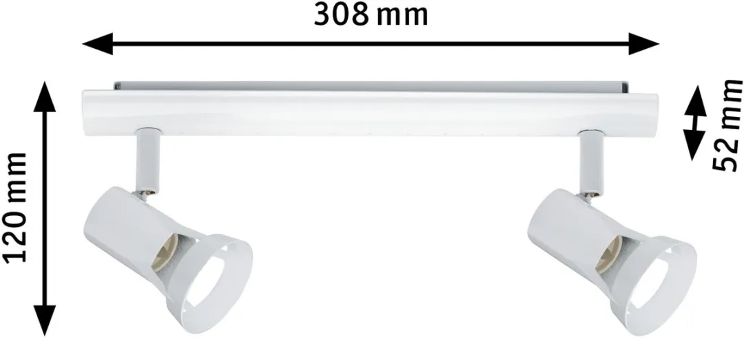 Paulmann Spotlight Teja GU10 2x10W Wit - afbeelding 6 van 6