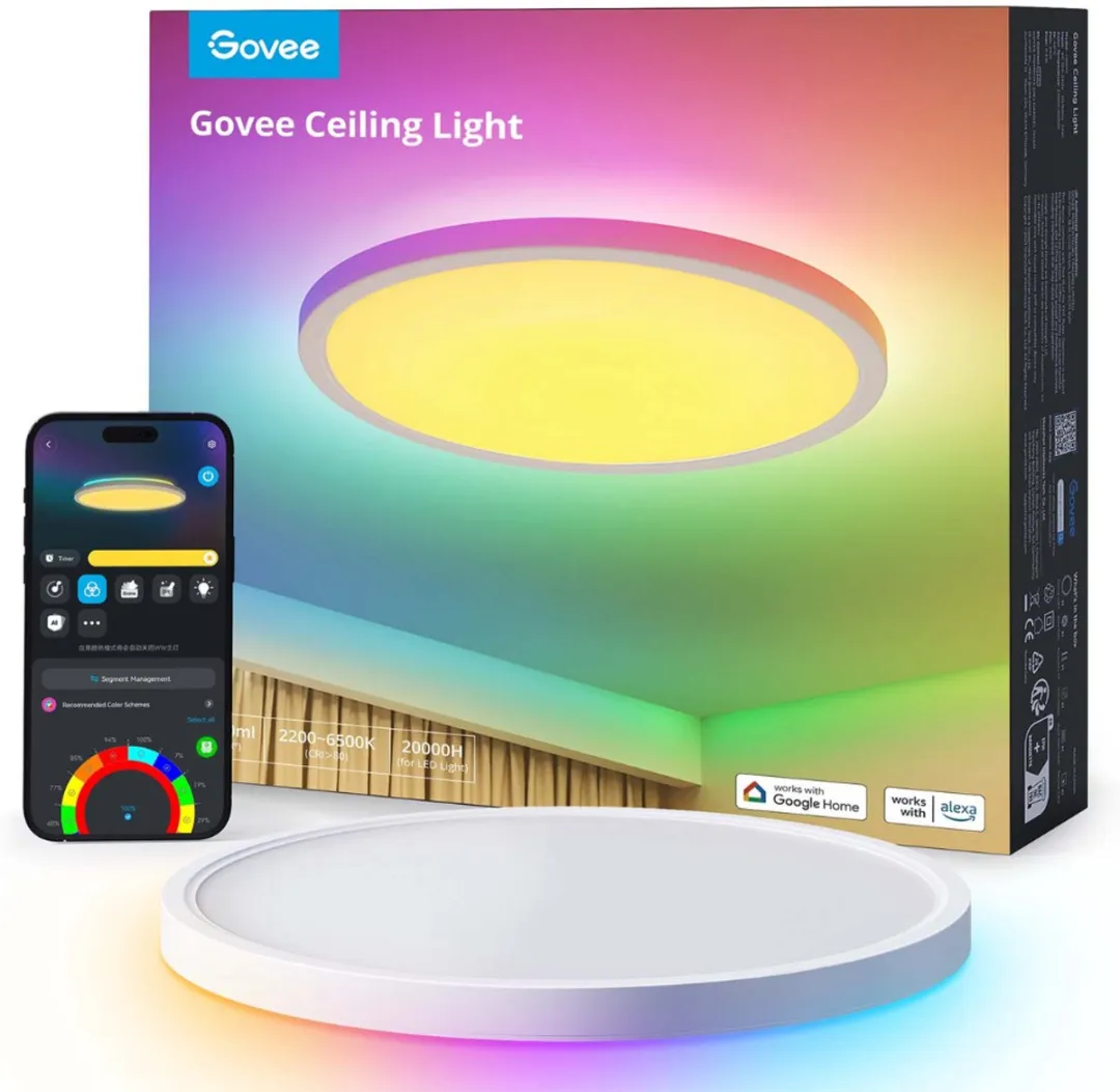 Govee Plafondlamp 12 inch RGBW 24W - Wit