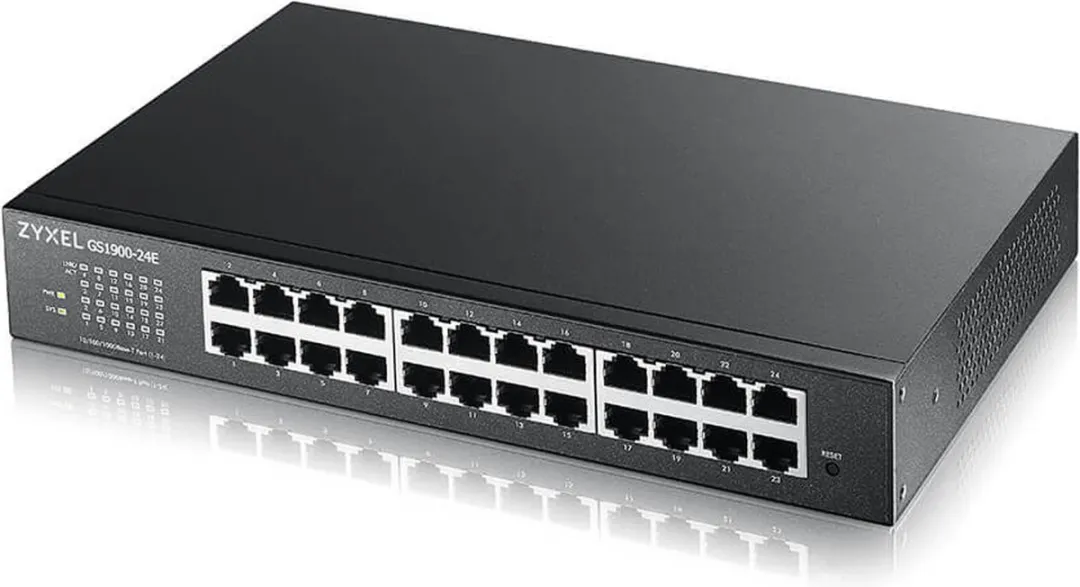 Zyxel GS1900-24E Switch - 48 Gbps - Zwart