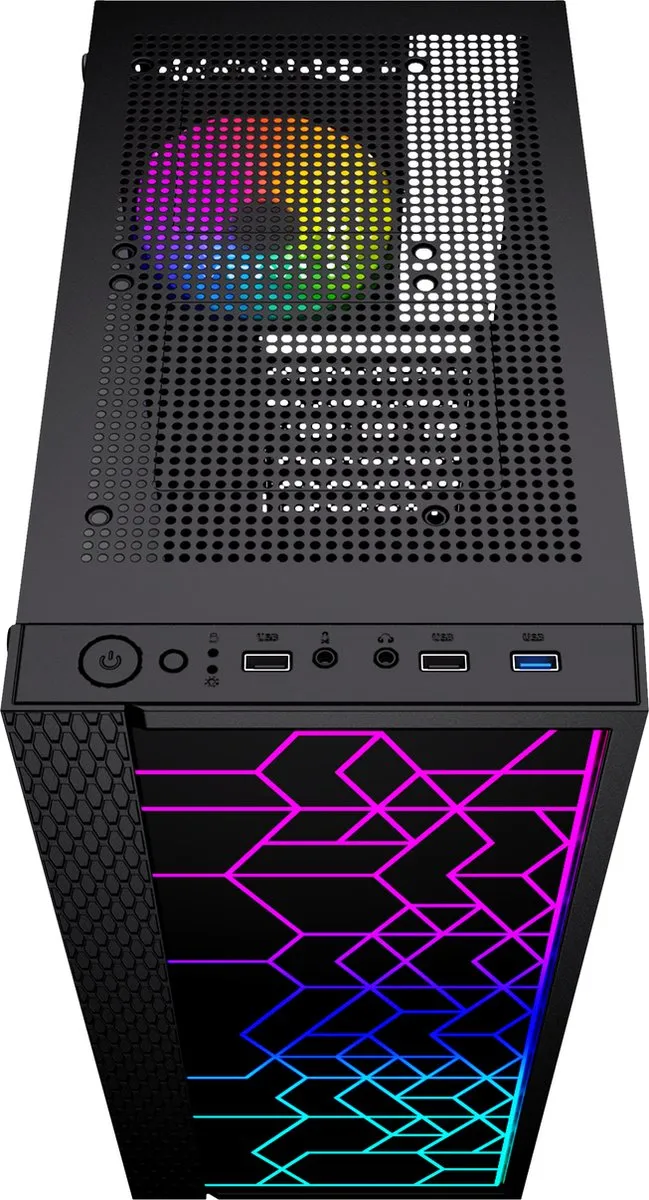 Gembird Fornax 2500 Midi Tower - Zwart