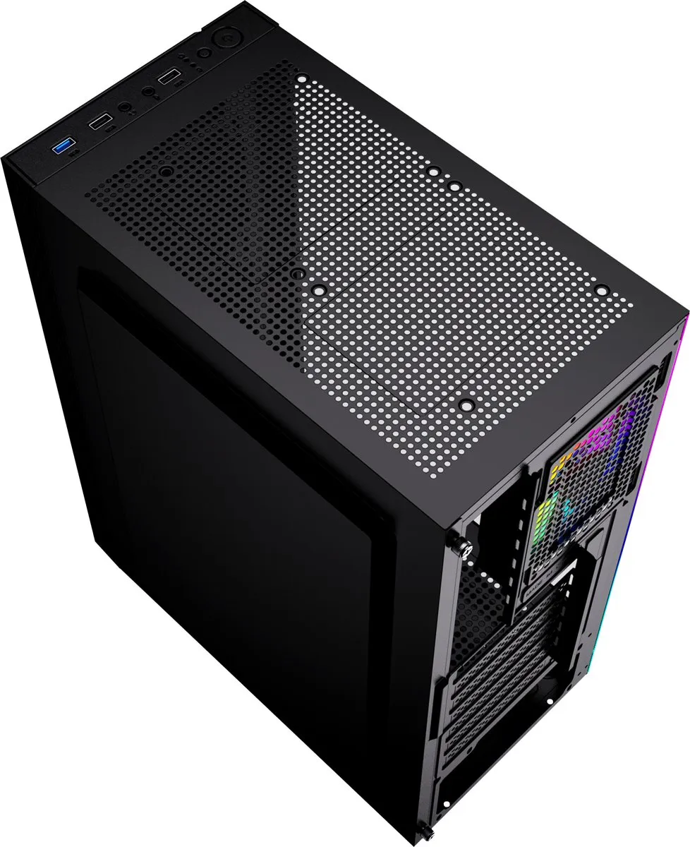 Gembird Fornax 2500 Midi Tower - Zwart