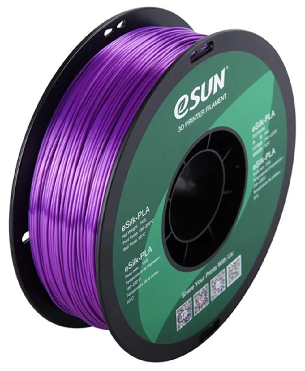 ESUN PLA-Silk Paars 1.75mm 3D Printerfilament 1kg