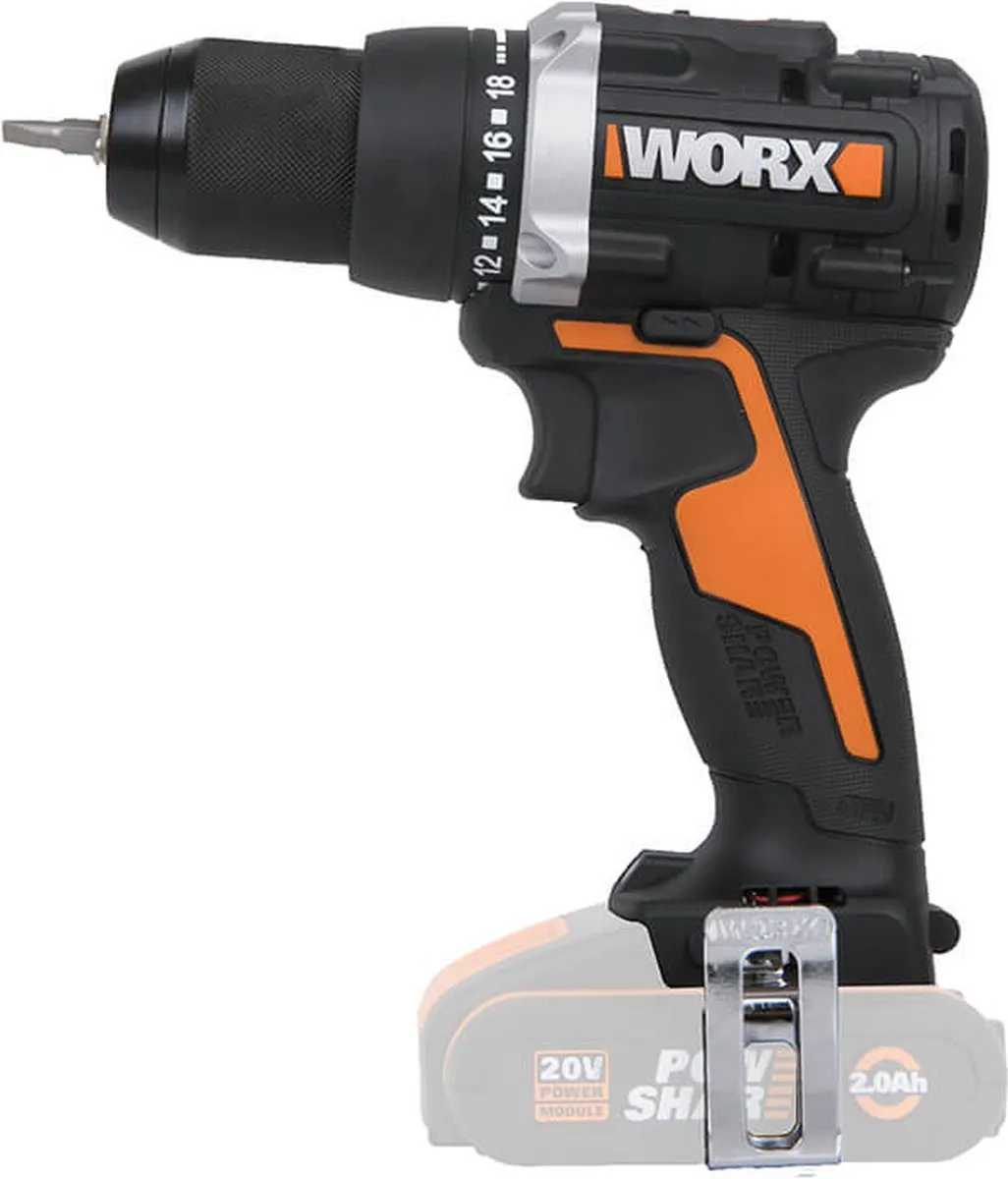 Worx WX102.9 Schroefboormachine 20V - 2 Snelheden