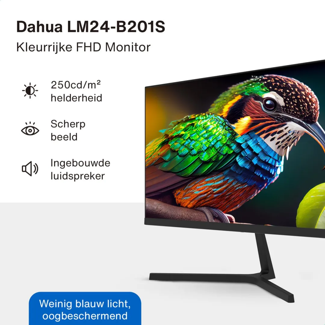 Dahua LM24-B201S - Full HD IPS Monitor - 75 Hz - 24 inch - Inclusief HDMI kabel