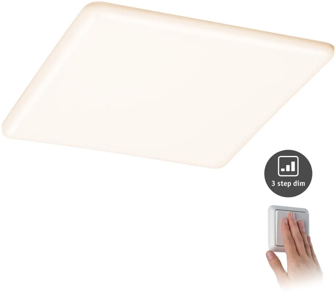 Paulmann VariFit LED-inbouwpaneel Veluna IP44 21W 1650lm - 3000K - Satijn