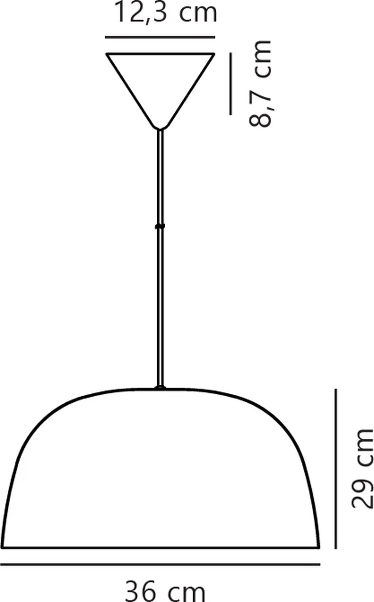Nordlux Cera Hanglamp E27 - Messing - Ø36cm