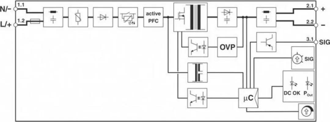 Phoenix Contact QUINT4-PS/1AC/12DC/2.5/PT Netvoeding 30W
