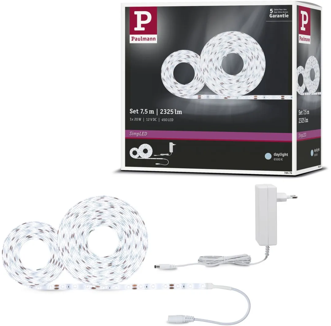 Paulmann SimPLED LED Strip 7,5m Daglichtwit 6500K