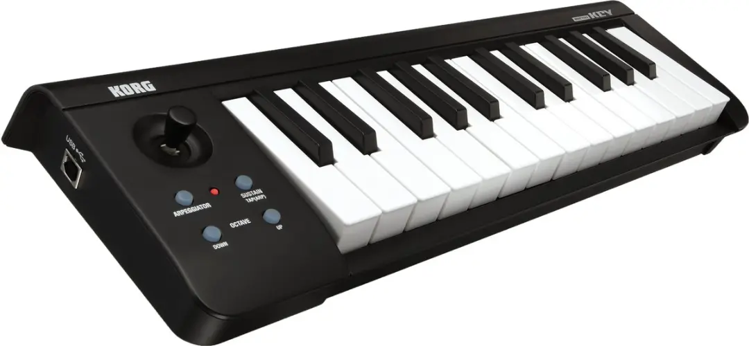 Korg microKEY 25 MIDI-controller - Zwart - afbeelding 2 van 6