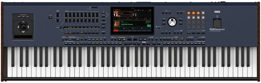 Korg Pa5X 88 MUSIKANT Arranger Keyboard met Hammer Action en Aftertouch
