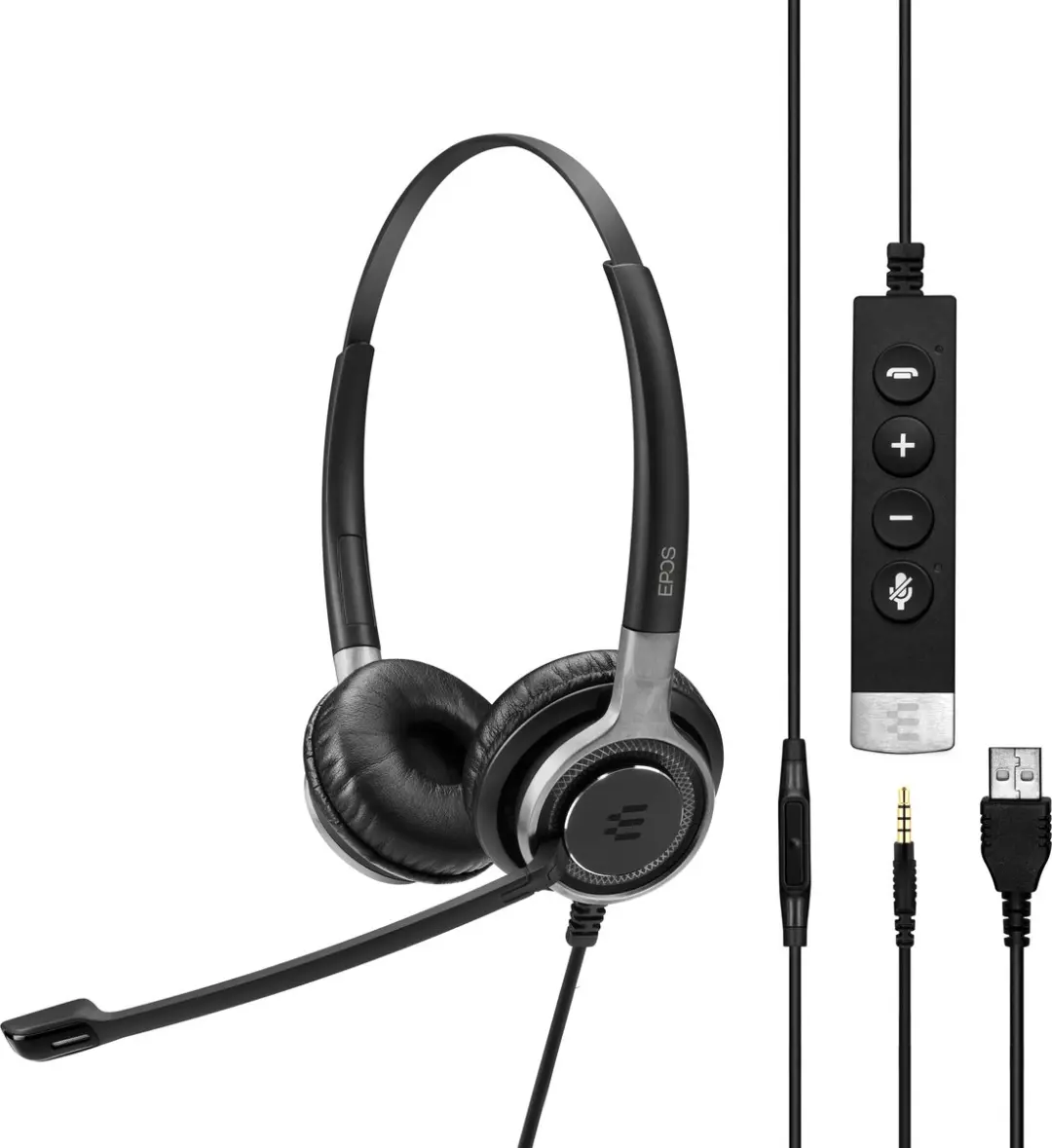 EPOS IMPACT SC 665 USB 1000645 Headset - Zwart - afbeelding 4 van 6