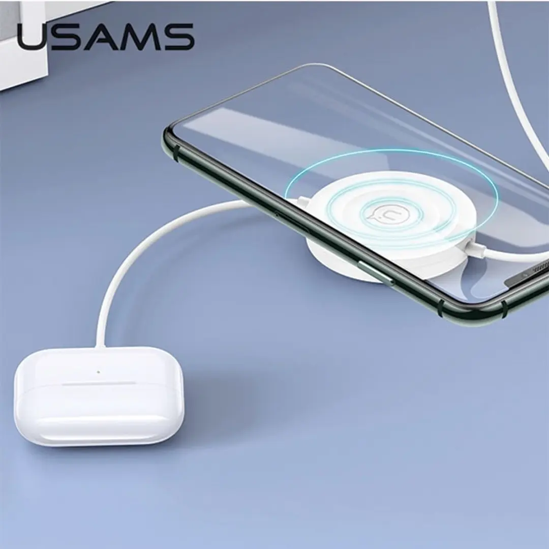 USAMS US-CC096 Serie Inductieve Oplader 10W - Zwart - afbeelding 4 van 5