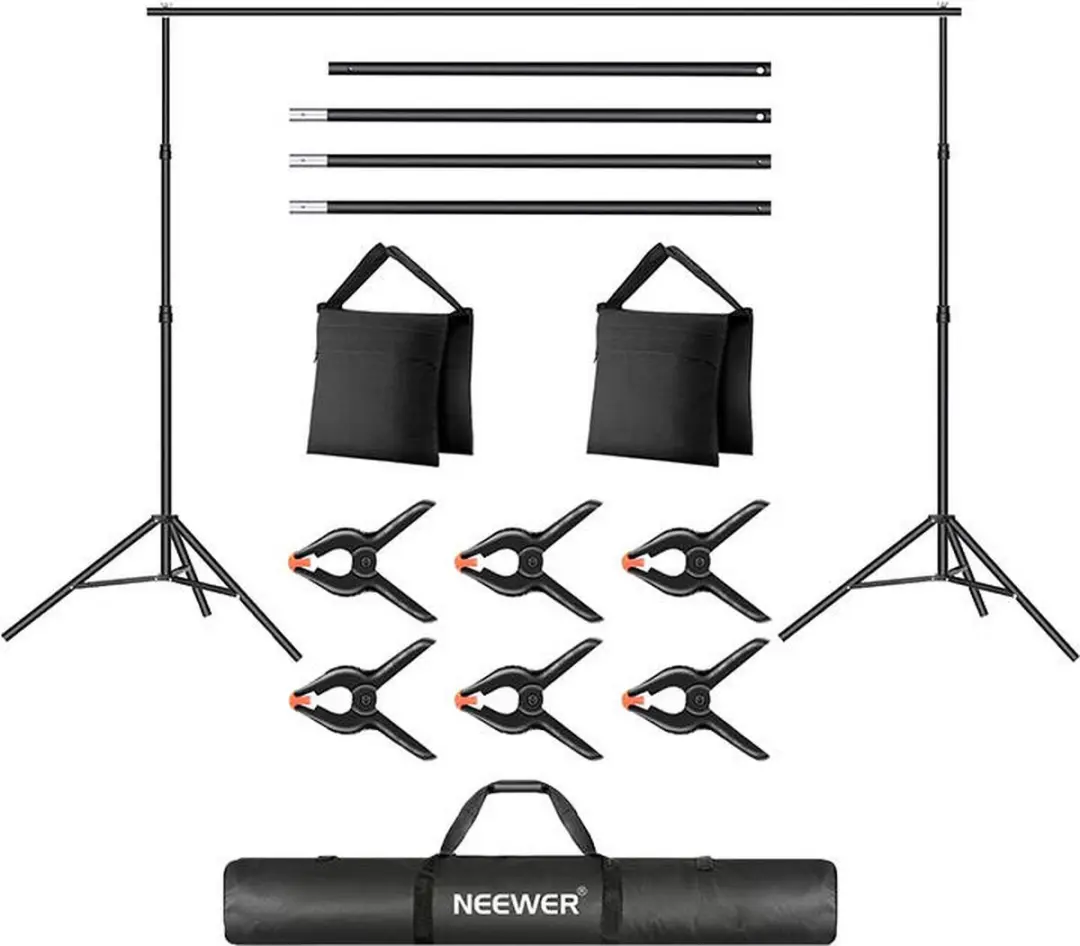 Neewer Fotoachtergrond Statiefset 300x210cm
