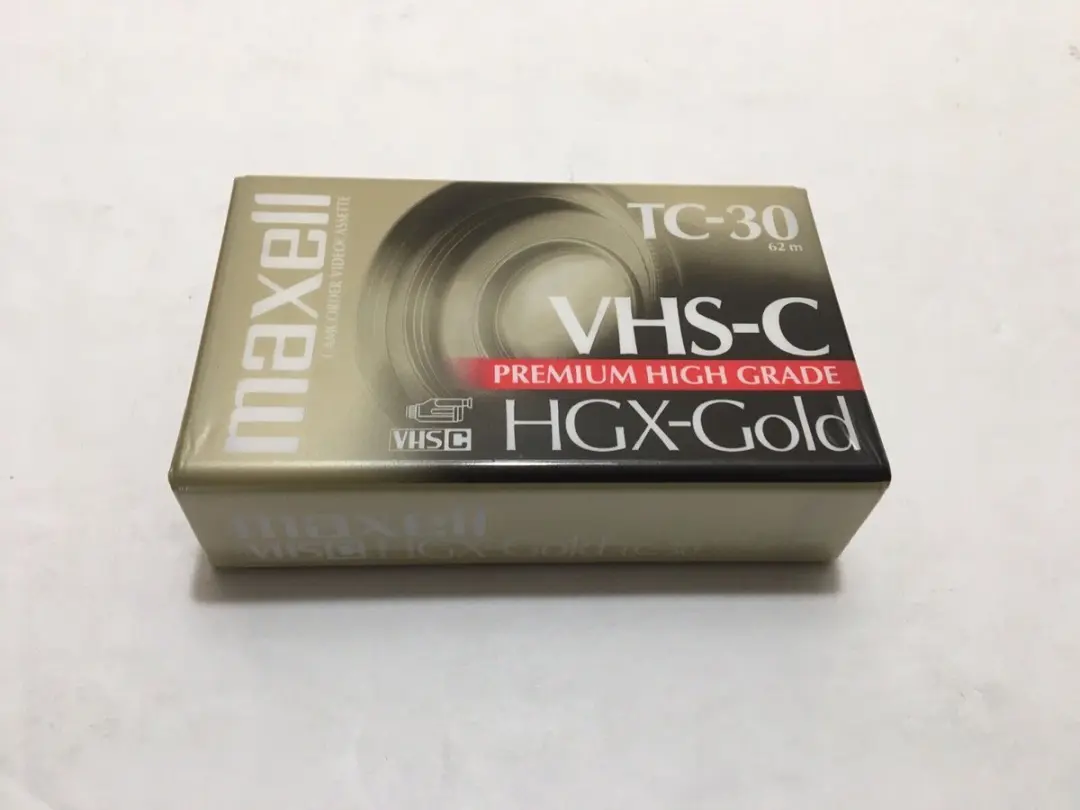 Maxell VHS-C HGX-GOLD Premium High Grade 30 minuten (2 stuks)