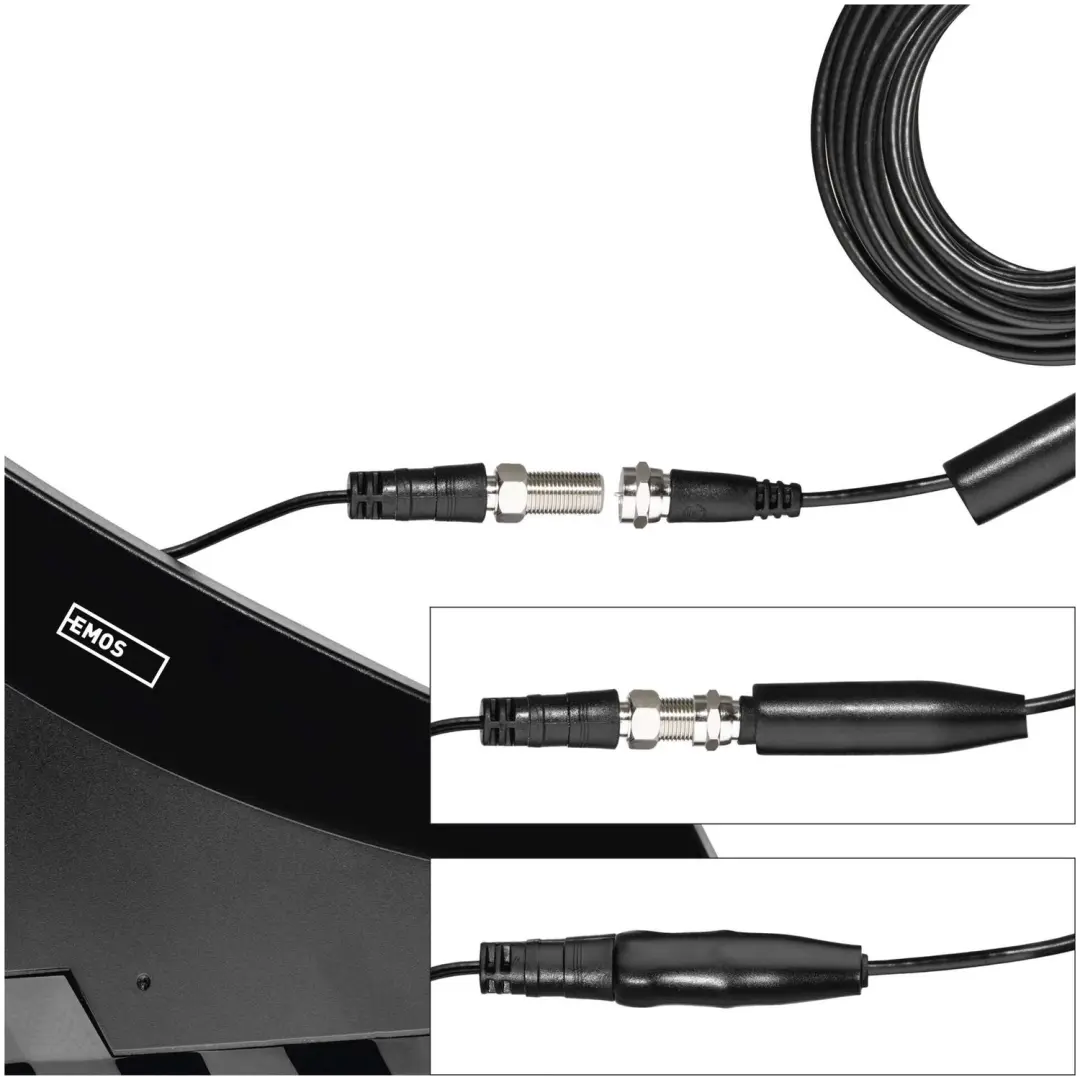 Emos VILLAGE DIO-V750 J0801 Universele antenne - Zilver - afbeelding 2 van 6
