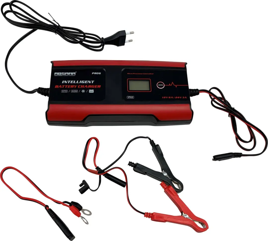 Absaar Pro 6.0 Acculader 12/24V 6A - afbeelding 5 van 6