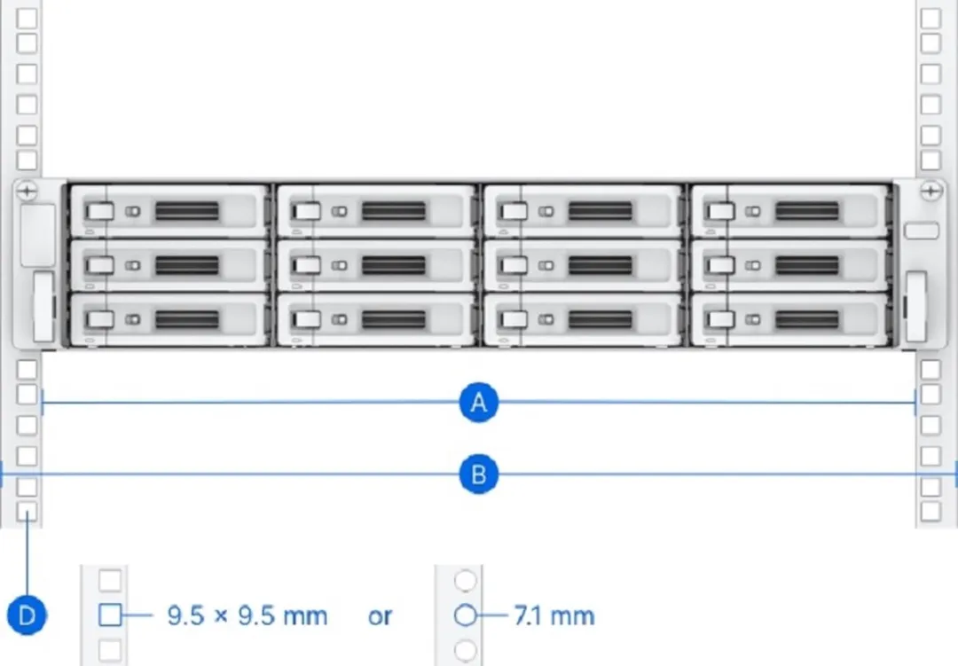Synology RKS-02 Anti-slip Tray - Grijs