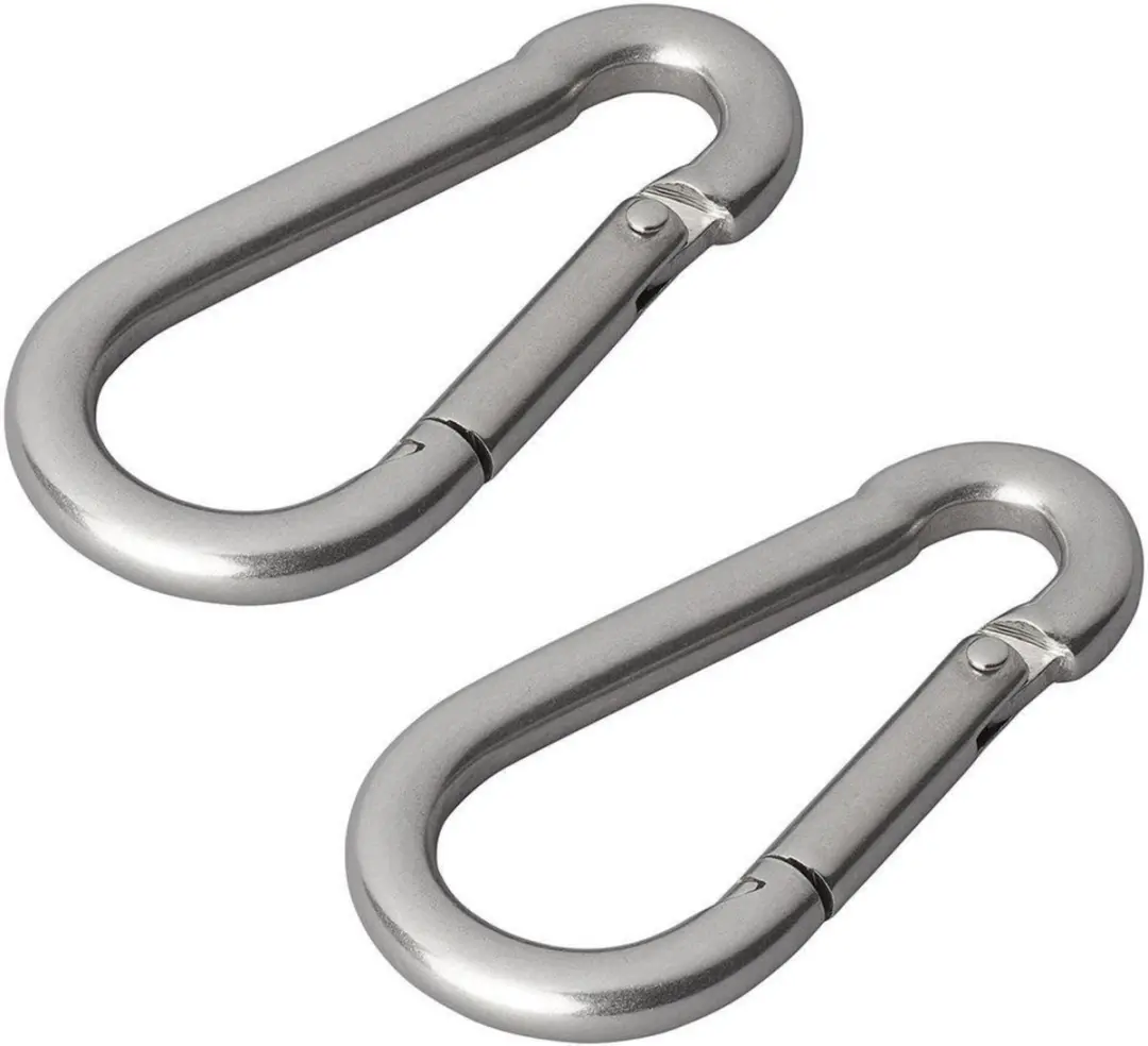 ProPlus Set van 2 Karabijnhaken 8 x 80 mm