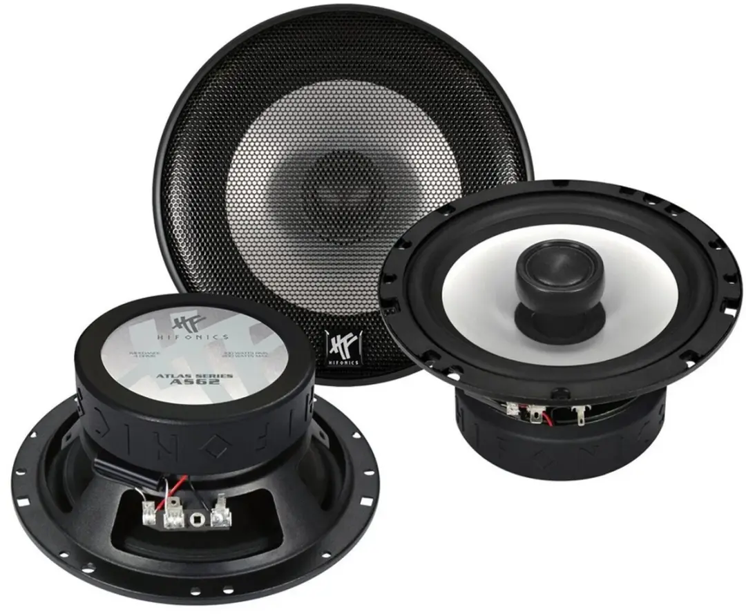 Hifonics Atlas AS62 luidspreker set 16,5 cm 100 watts RMS 4 ohms ( set van 2 spe