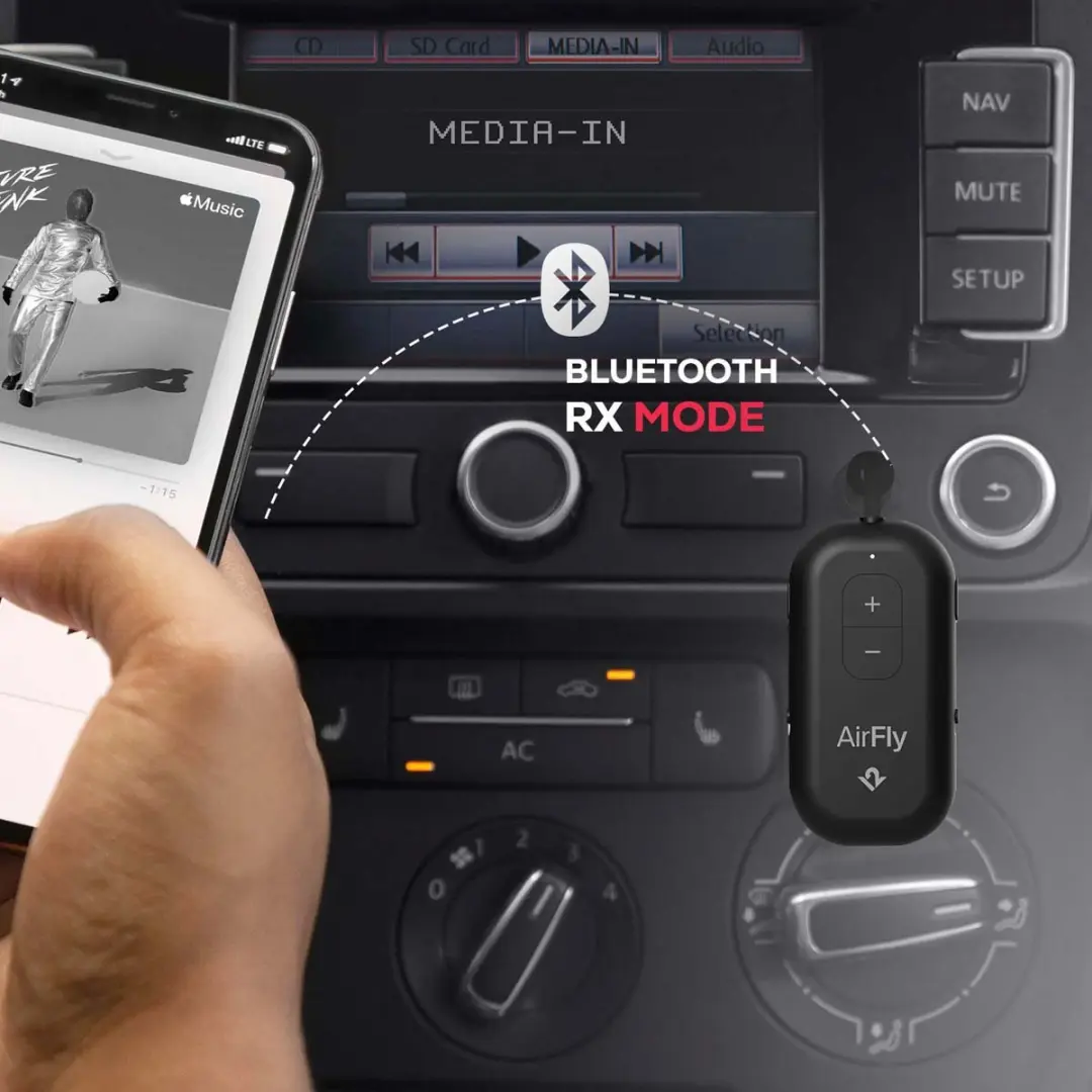 Twelve South AirFly Pro 2 TS-2511 Bluetooth - Zwart - afbeelding 2 van 6