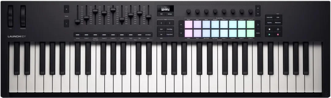 Novation Launchkey 61 MK4 MIDI Keyboard Controller - Zwart - afbeelding 2 van 6