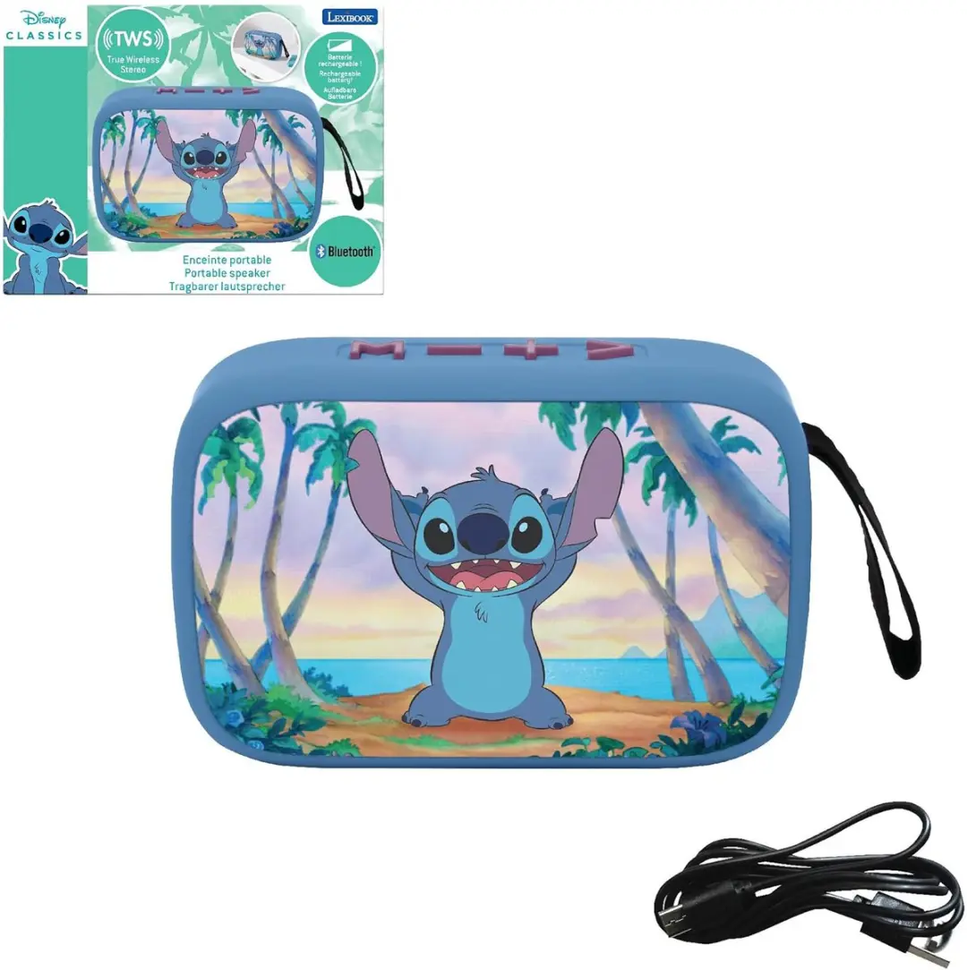 Lexibook Stitch BT018D Bluetooth Luidspreker - Blauw - afbeelding 5 van 6