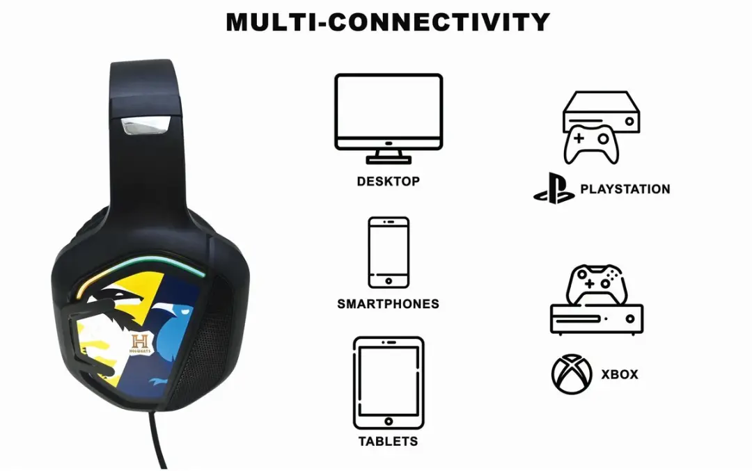 Lexibook Harry Potter HPG10HP Gaming Headset - Zwart - afbeelding 5 van 6