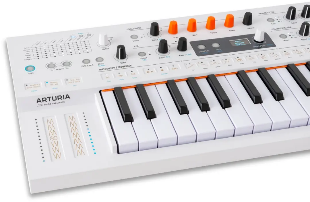 Arturia MiniFreak Synthesizer - 37 Toetsen - Wit - afbeelding 5 van 6