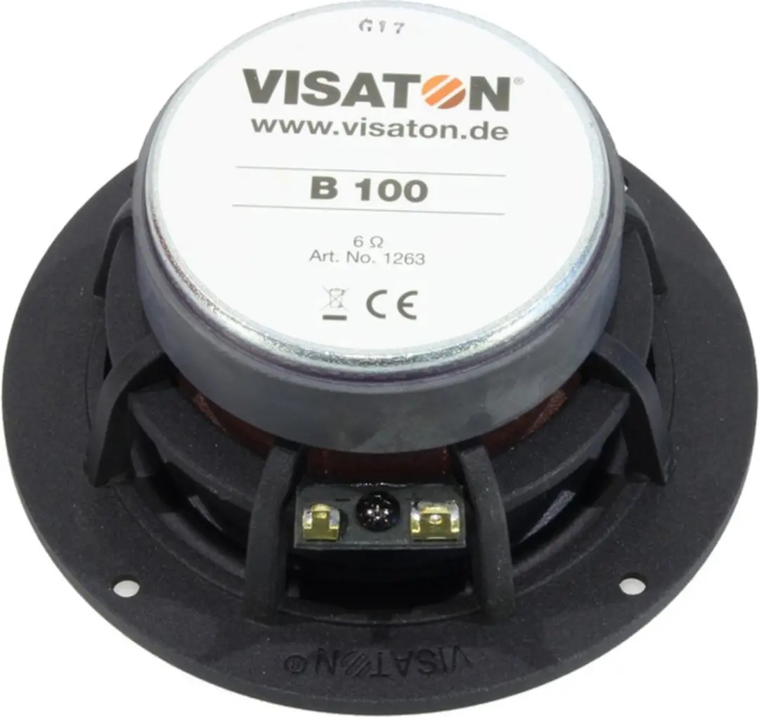 Visaton B 100 Breedband-luidspreker 10cm - 30W - 6Ω - afbeelding 6 van 6