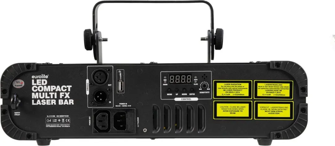 Eurolite LED Compact Multi FX Laser Bar - 30W - Zwart - afbeelding 5 van 6