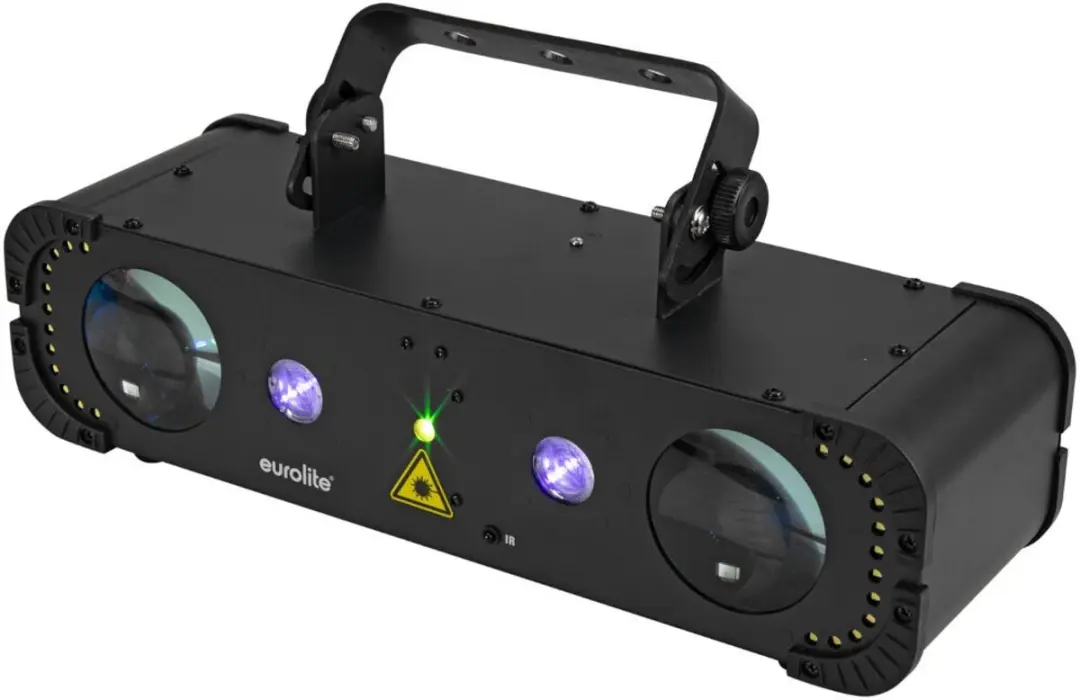 Eurolite LED Compact Multi FX Laser Bar - 30W - Zwart - afbeelding 6 van 6