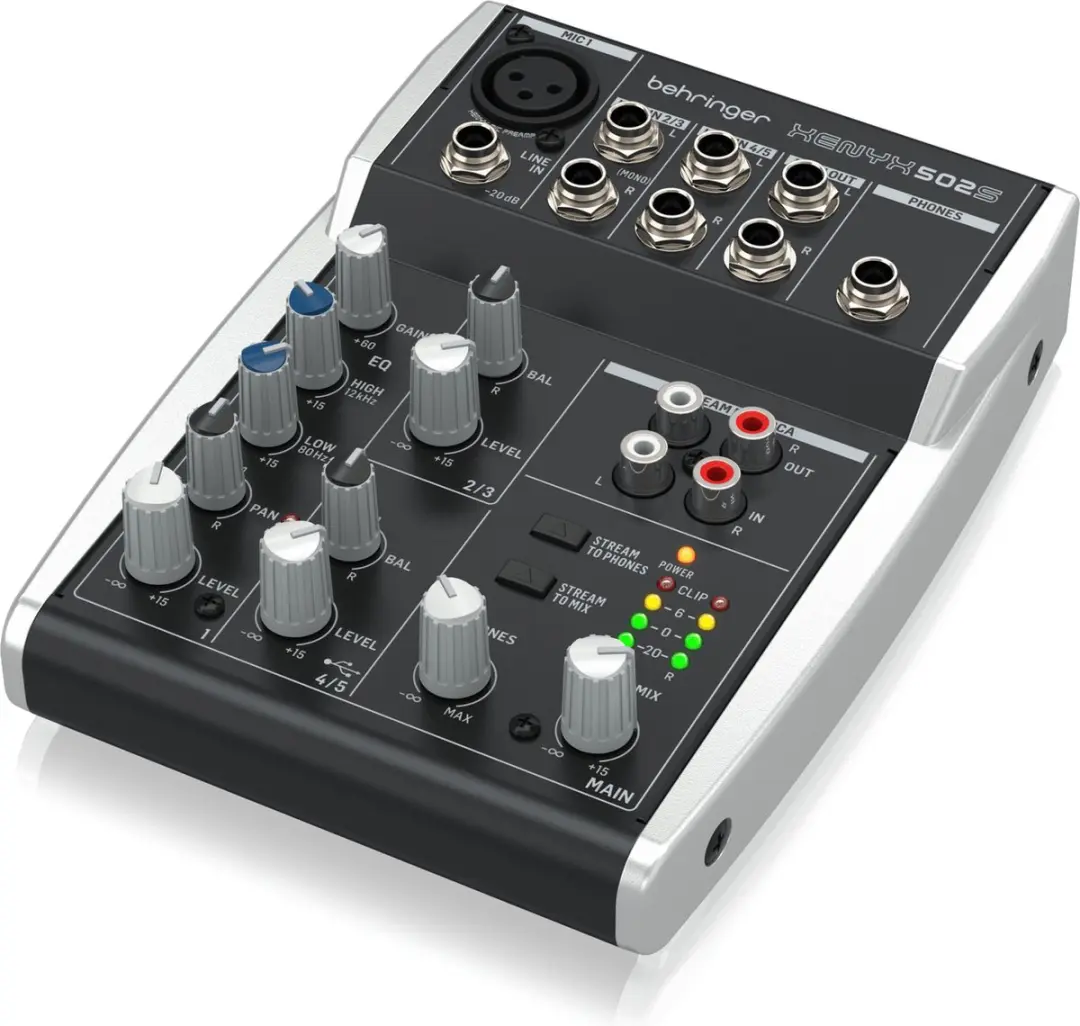 Behringer XENYX 502S Analoge Mixer - 5 Kanalen - afbeelding 2 van 4