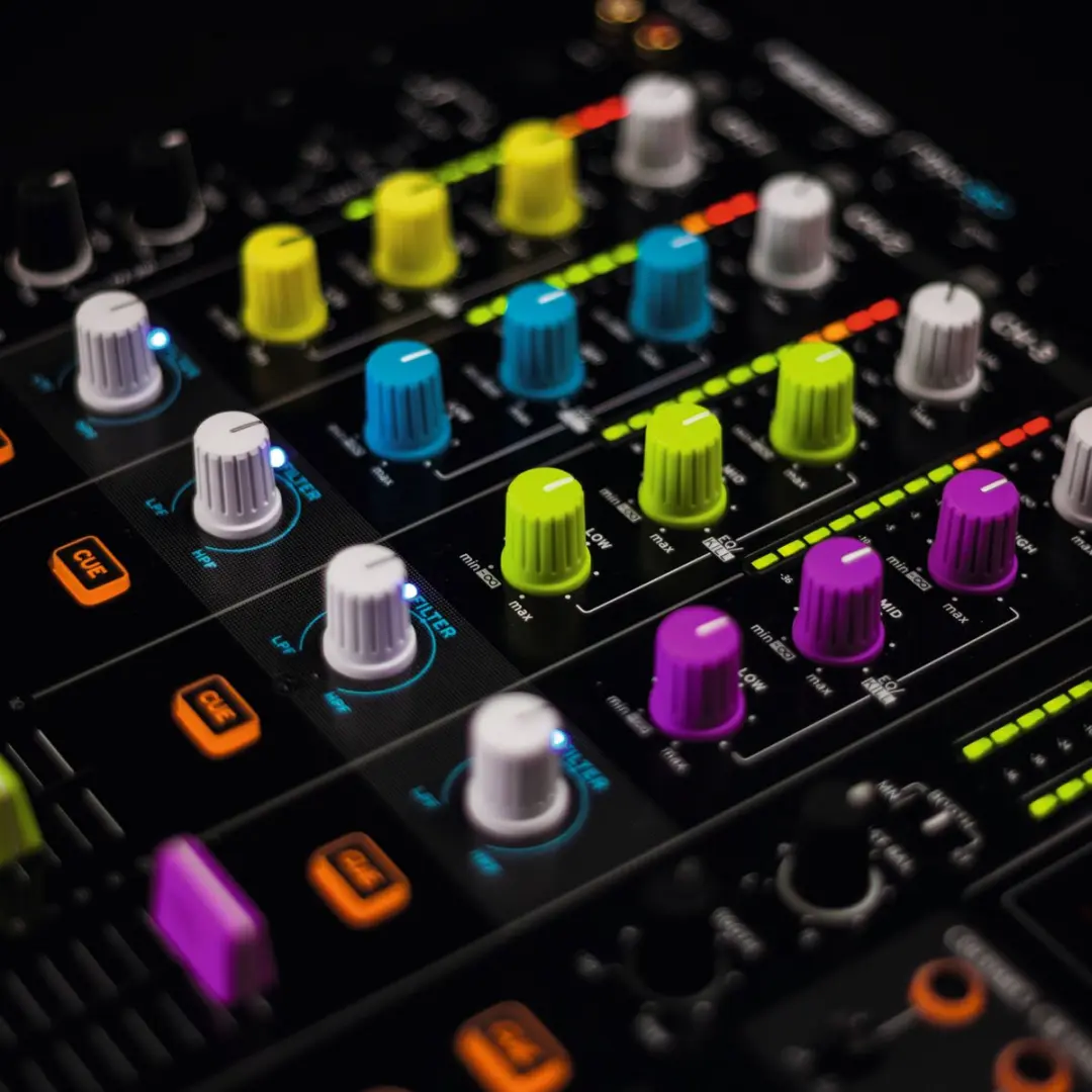 Reloop Knob Cap Set - Blauw - afbeelding 3 van 5