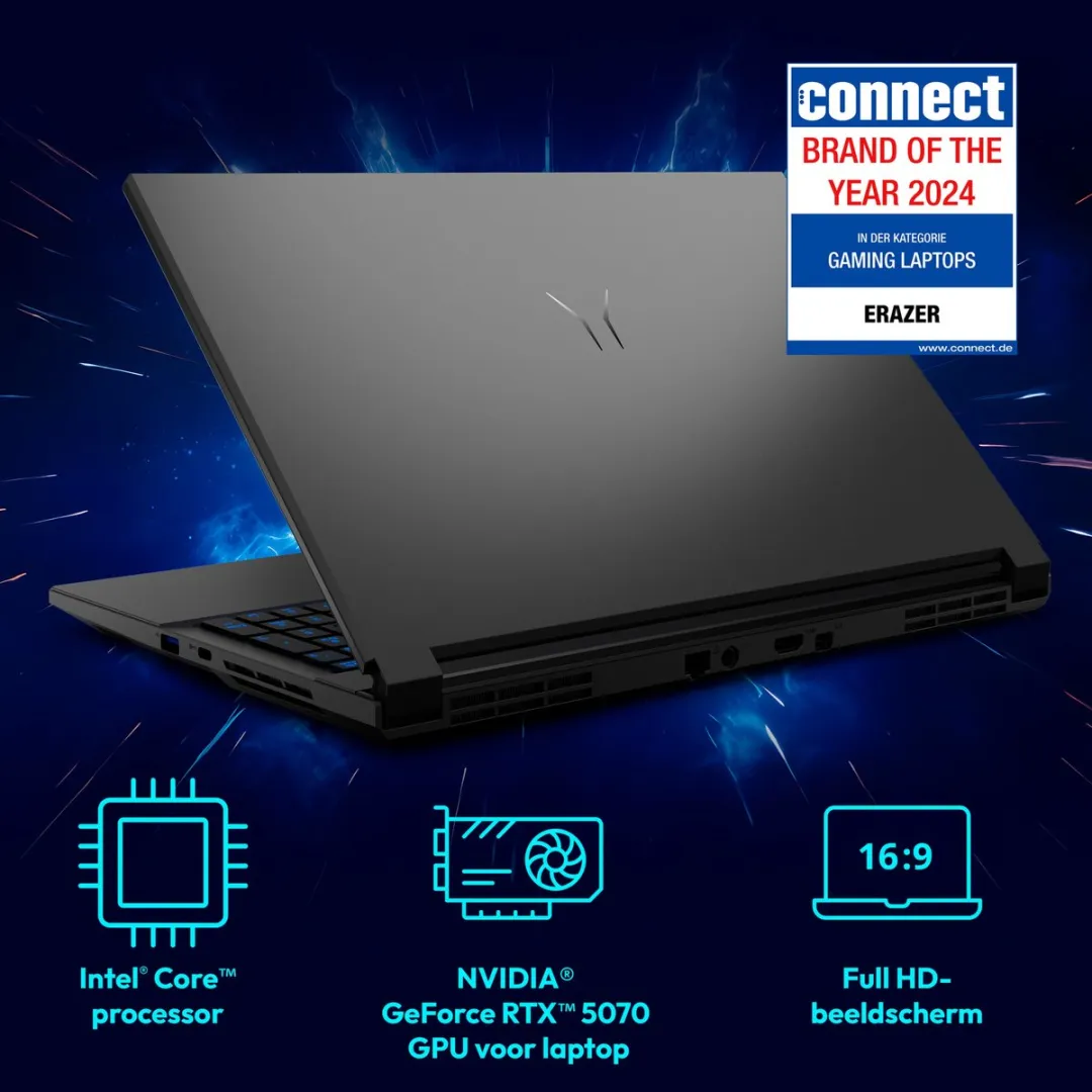 ERAZER Defender 17 P1 Gaming Laptop - RTX 5060 32GB 2TB SSD