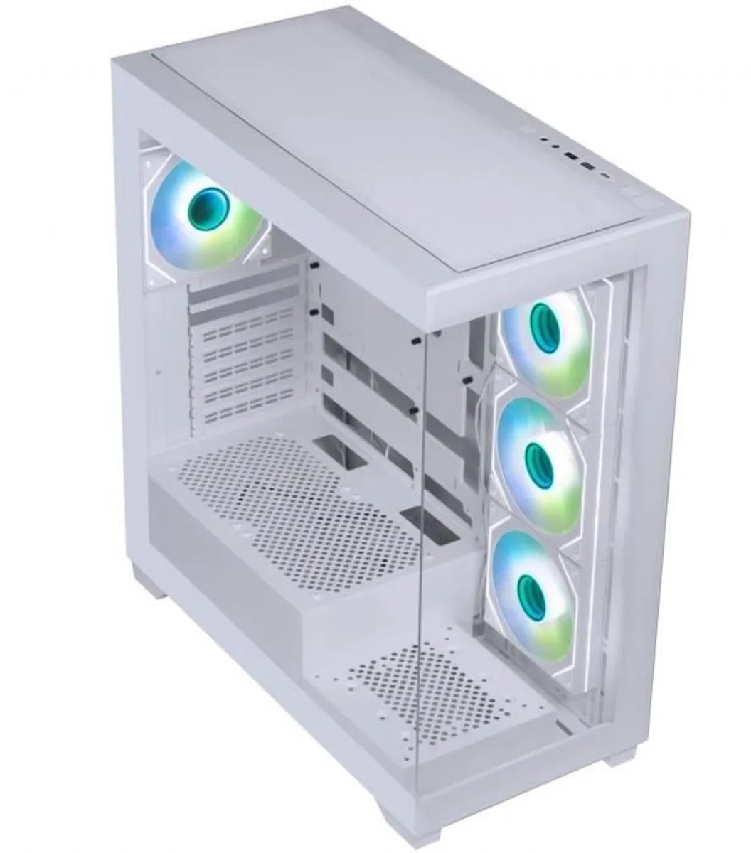 Bitfenix CETO Premium Edition PC-behuizing Wit - 4 Ventilatoren
